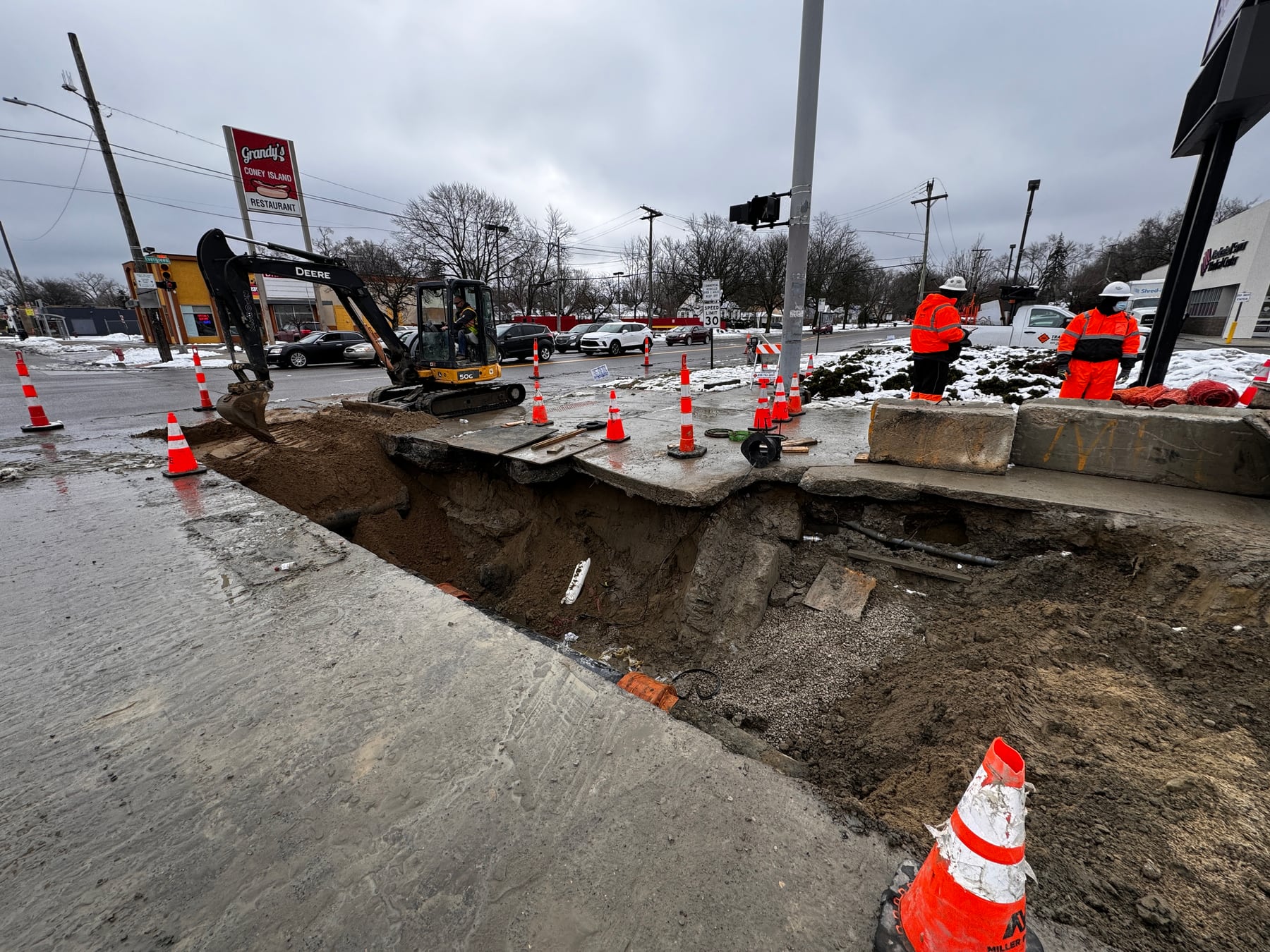Commercial Excavation completed by Upmost Cement