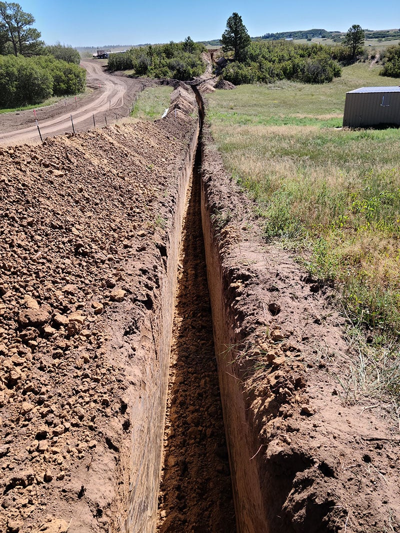 Utility Trench completed by Upmost Cement
